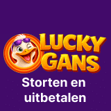 Storten en uitbetalen bij Luckygans